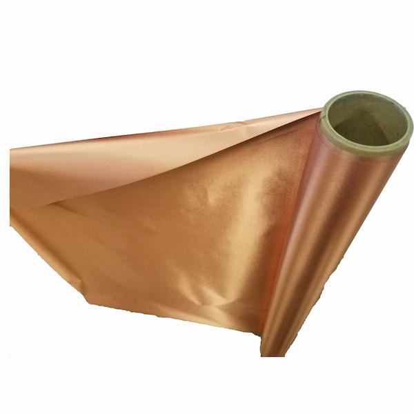 Pure Copper Taffeta, high strength RF Shielding by the 100-ft roll