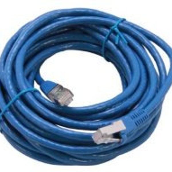 Shielded Network Cable Kit - Electric Field and RF Shielding for Hard-Wired Internet Connections