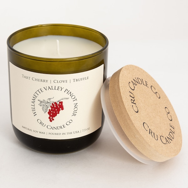 Wine Scented Candle Etsy