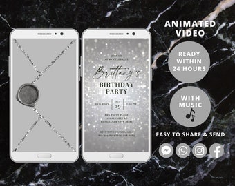 Animated Video Birthday Invitation: Personalized Evite