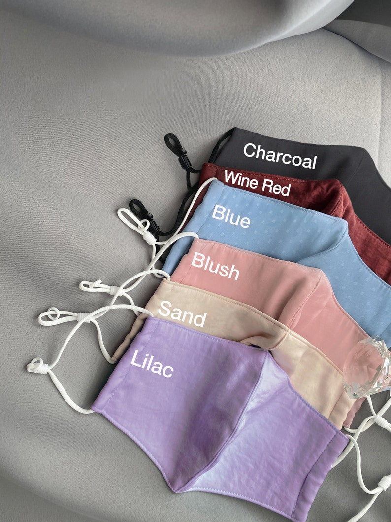 Mulberry SILK Handmade 3 Layer Mask Adults Acne Nose Wire Etsy Canada