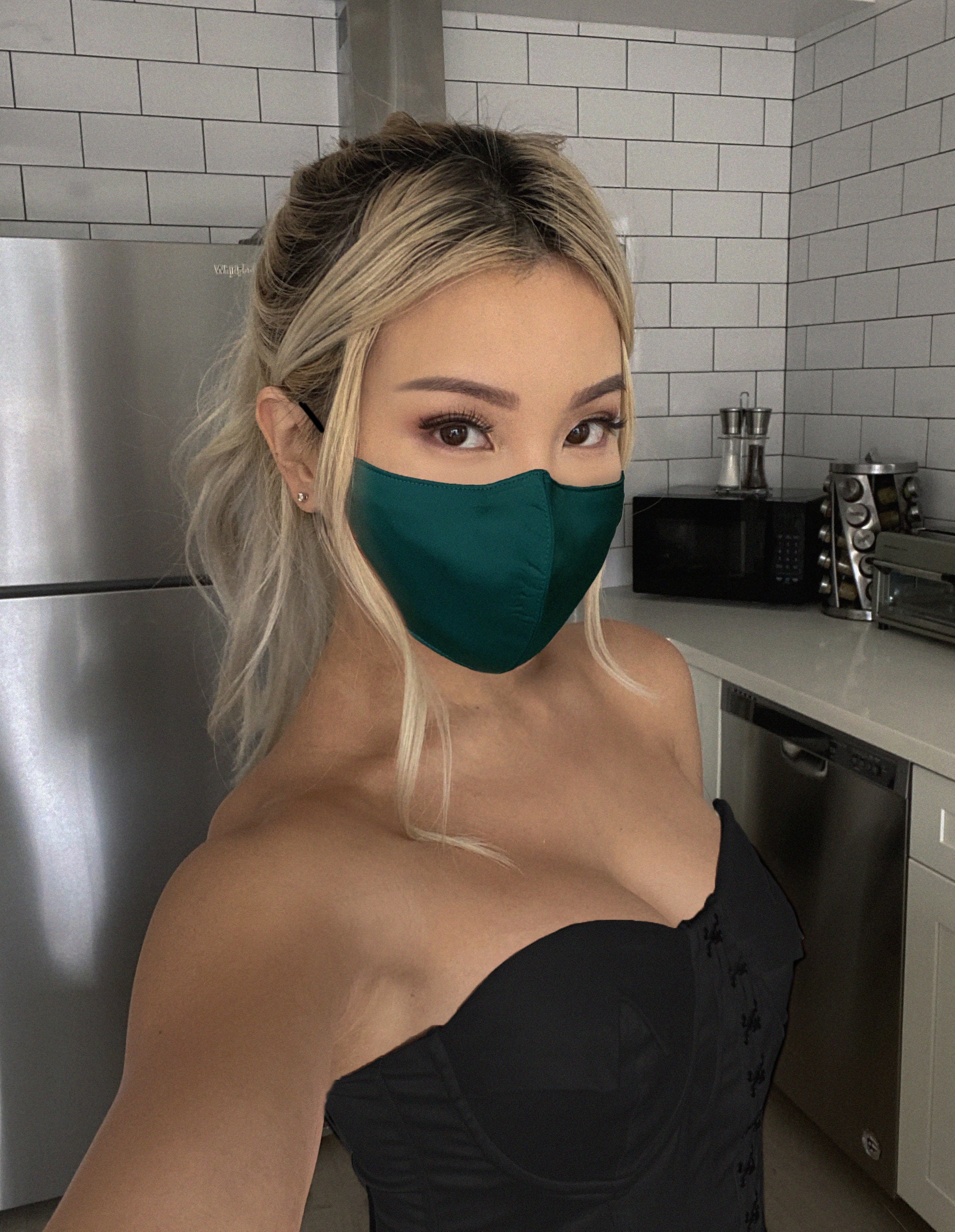 Mulberry SILK Handmade 3 Layer Mask, Adults, Acne, Nose Wire, ECO, Br…