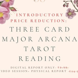 Tarotlezen - drie kaarten trekken grote arcana - tarotkaartbeoefenaar voltooide lezing - gedetailleerde tarotlezen - blinde tarottrekking - drie