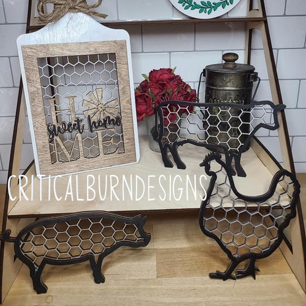 Chicken Wire Farmhouse Decor Fichier