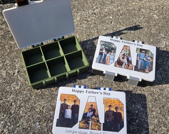 Custom Dad photo tackle/tool box