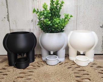 Funny Pee Pot Flower Pot, 3D Printed PLA Succulent Planter