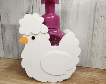 3D Printed Chicken Soap Cover Holder for Bath & Body Works