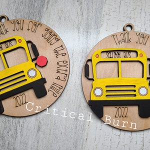 Bus Driver Ornament LASER FILE SVG updated 2025