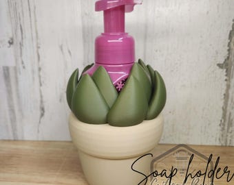 3D Printed Succulent Soap Cover Holder for Bath & Body Works