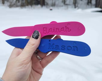 Personalized Kids Play Knife | 3D Printed | Personalized Gift
