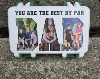 Custom Photo Dad 3D printed golf ball storage container