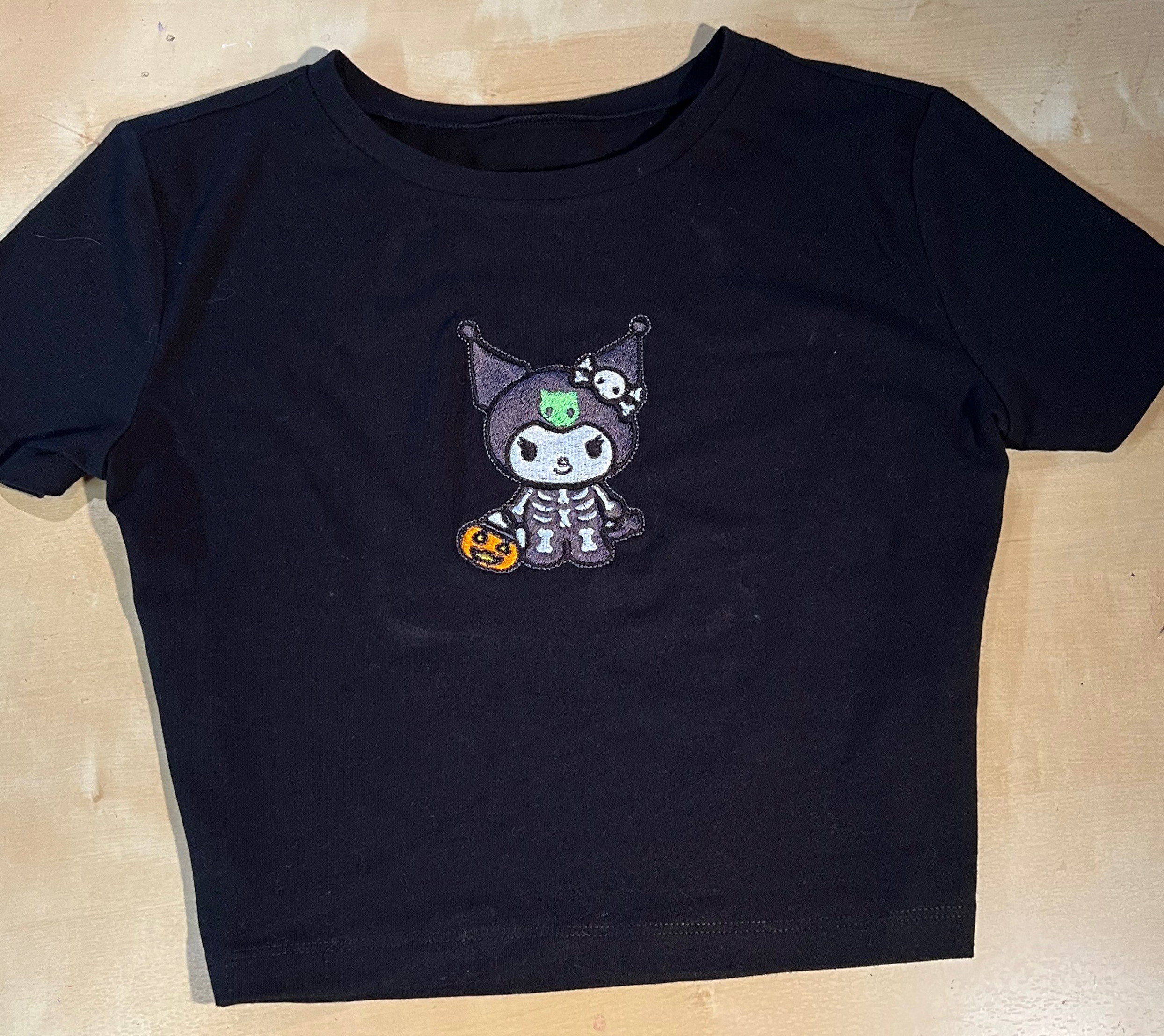  Hello Kitty My Melody Kuromi Pumpkins Halloween T-Shirt :  Clothing, Shoes & Jewelry