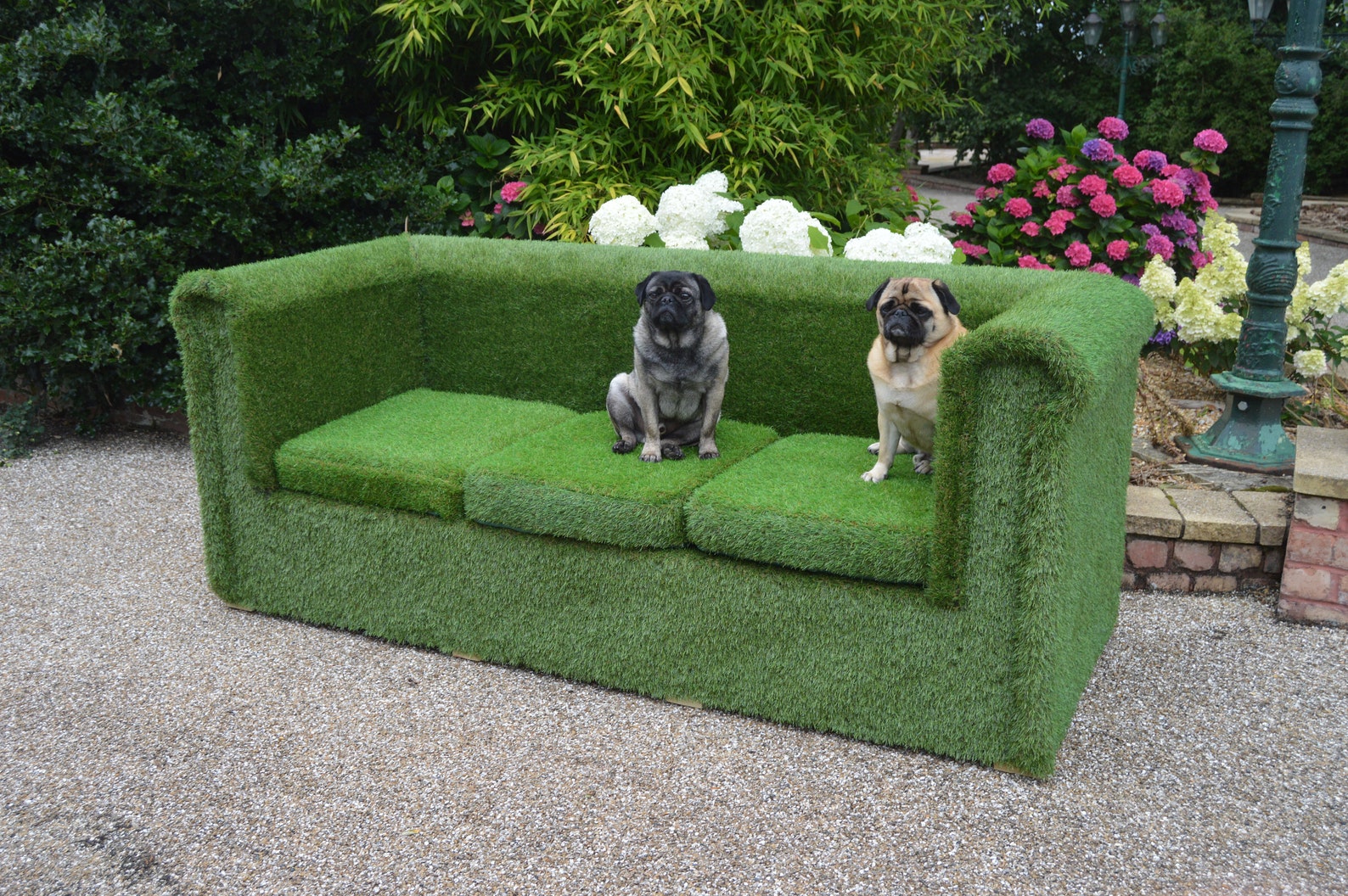 Artificial Grass Sofa 3 Seat Etsy
