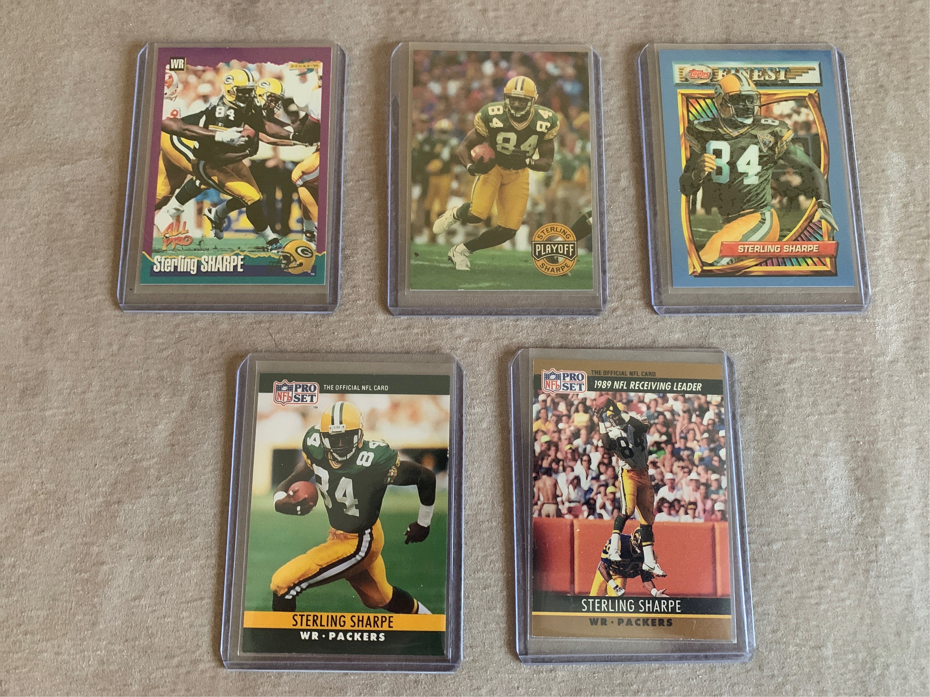 Sterling Sharpe Football Cards Etsy