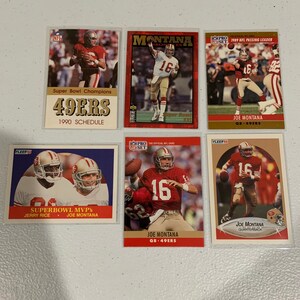 Set von Joe Montana Karten