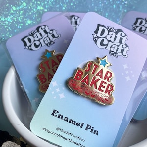 Star Baker Pin | Great British Bake Pin | GBBO Pin | Paul Hollywood Pin | Bake Off Pin