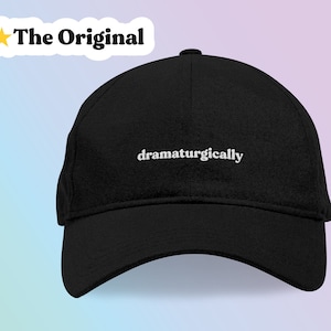 Dramaturgically Hat | Succession Hat | Jeremy Strong Hat | Succession | Jeremy Strong | Kendall Roy Hat
