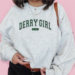 Derry Girls School Sweatshirt Crewneck | Varsity Vintage Inspired Crewneck