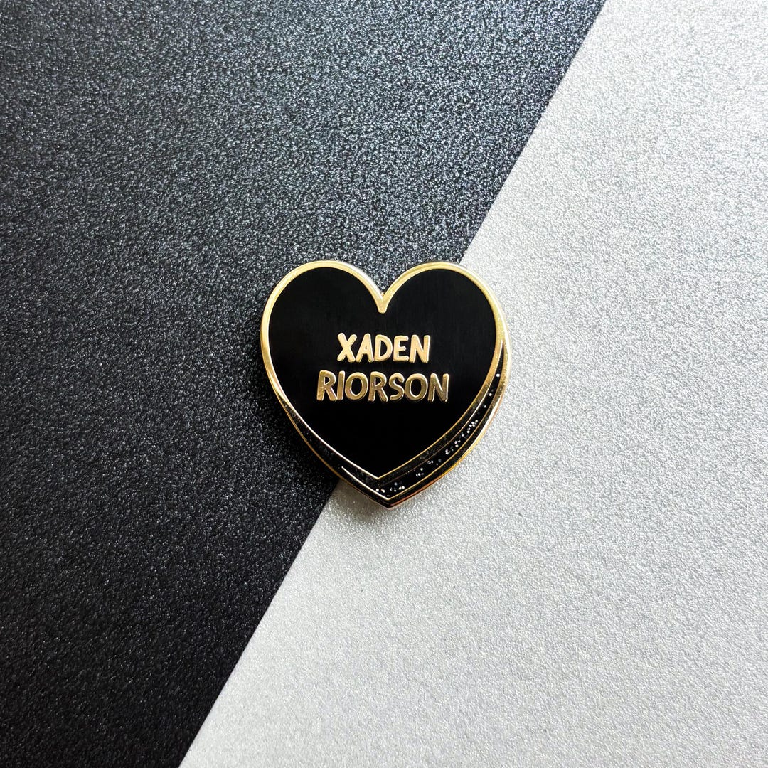 Xaden Riorson Pin | Fourth Wing Pin | Iron Flame Pin | Onyx Storm Pin ...