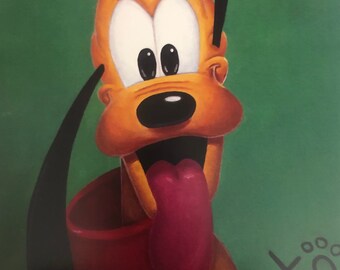 Pluto Original Art Print