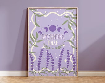 Lavender Haze | Taylor Inspired Lyrics, Witchy Print, Midnights Christmas Gift, Poster, Eras Wall Art, Wall Print | A2/A3/A4/A5/8x10/5x7/