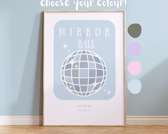 Mirrorball | Taylor Inspired Lyrics, Lyric Print, Eras, Christmas Gift Poster, Lyric, Wall Art, Wall Print | A2/A3/A4/A5/8x10/5x7/