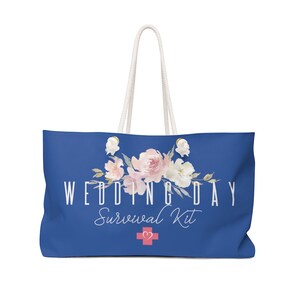 NEW! Wedding Day Survival Kit Bag - Blue