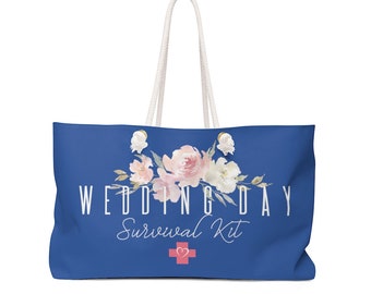 NEW! Wedding Day Survival Kit Bag - Blue