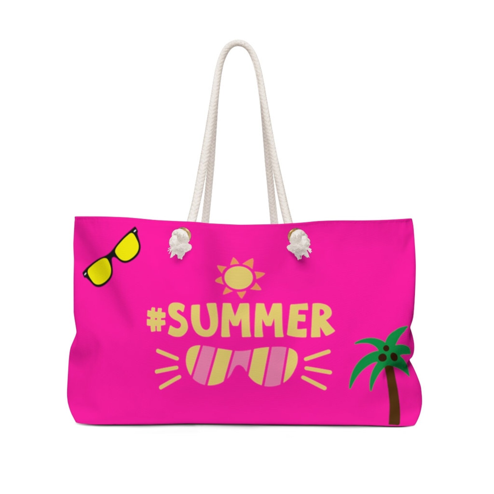 Personalized Name Girls Beach Bag Summer Bag Etsy