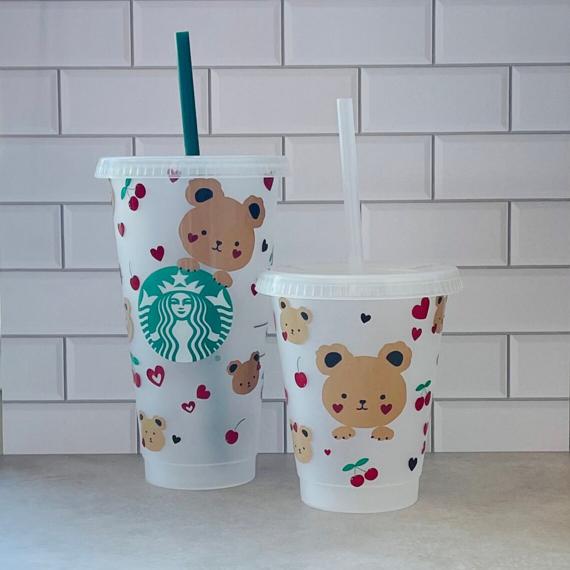 Custom Starbucks Cup mini custom cup bear custom cup Etsy