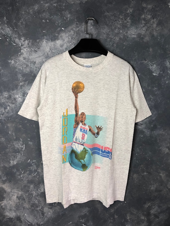 90s Vtg Michael Jordan by Salem Sportwear Tshirt/V