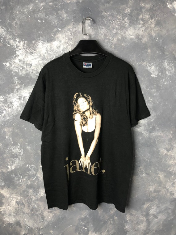 Vtg 1993 Janet Jackson Tour Tshirt/90s Janet Jacks