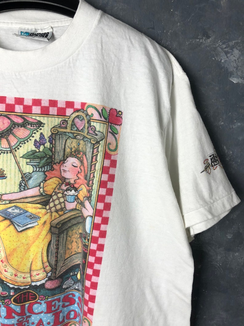 Vtg 90s Princess of Quite A Lot by Mary Engelbreit Tshirt90s Princess of Quite A Lot TshirtVtg 90s Art TshirtSingle Stitch