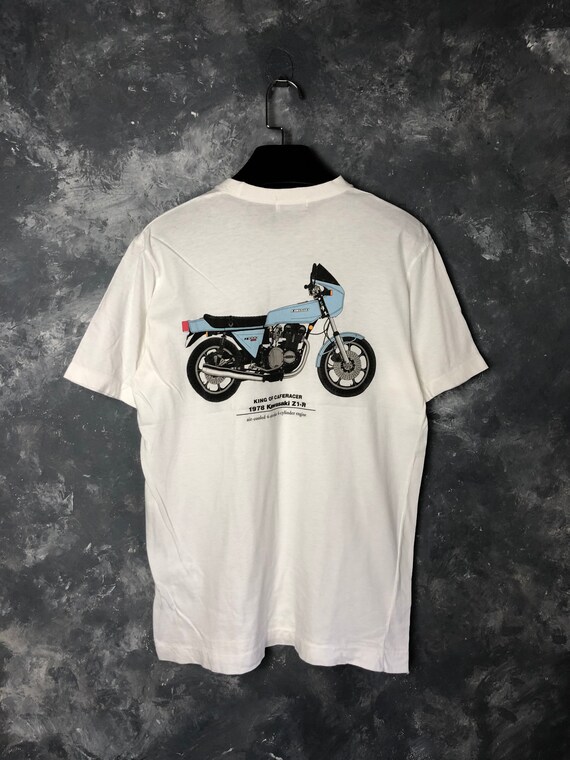 90s Vtg Japan Kawasaki “King of Cafe Racer” Tshirt