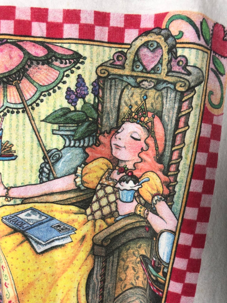 Vtg 90s Princess of Quite A Lot by Mary Engelbreit Tshirt90s Princess of Quite A Lot TshirtVtg 90s Art TshirtSingle Stitch