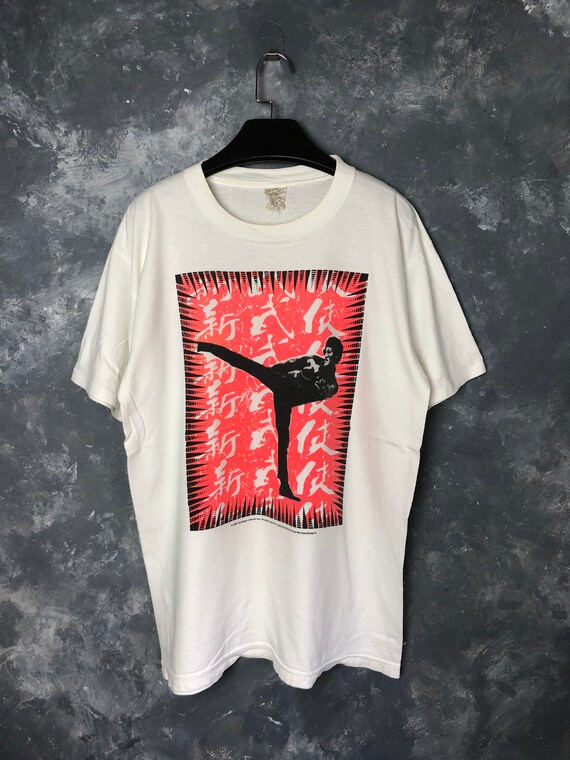 90s Vtg Bruce Lee Mosquitohead Tshirt/Vtg 90s Mos