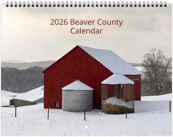 2026 Beaver County Calendar