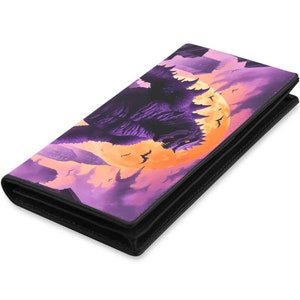 Portefeuilles pour femme Portefeuille en cuir anime Godzilla Purse Comics Godzillas Kaiju Gojira Halloween