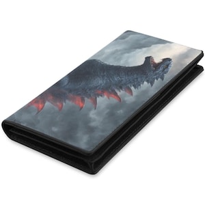 Portefeuilles pour femme Portefeuille en cuir anime Godzillas Kaiju Gojira Monstre Cartoon Godzilla Purse Comics