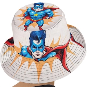 Bucket hats for women Superhero