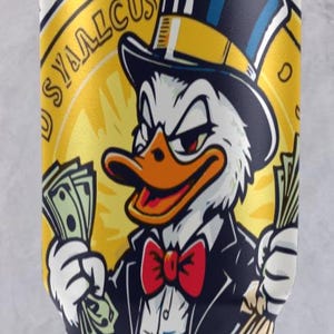 Anime Tumbler Cartoon Tumblers Gift tumblers Gift Tumbler 40oz Cartoon Gift Duck Hustle