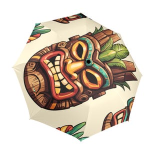 Umbrella Semi Automatic Foldable Tiki Mas New Zeland