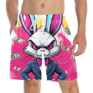 Beach Shorts heren korte zwembroek Gangsta beer