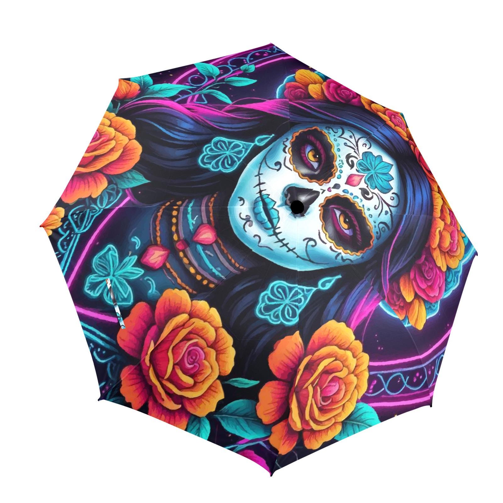 Umbrella Dia De Los Muertos Parasol Day of the Dead Umbrella La