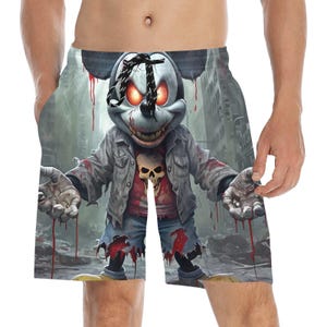 Beach Shorts heren korte zwembroek Gangsta beer