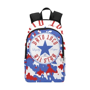 Backpack School Designer Backpacks Canvas Backpack Personalized Backpacks Vatos Locos All Star Logo Art