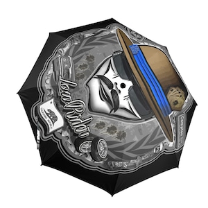 Umbrella Semi Automatic Foldable Gangster Lowrider Vato Loco