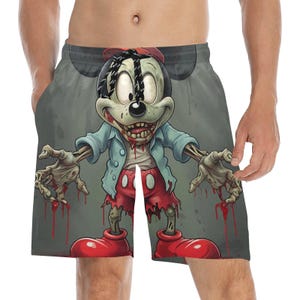 Beach Shorts heren korte zwembroek Gangsta beer