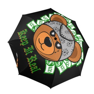 Umbrella Semi Automatic Foldable Gangster Bear Vato Loco