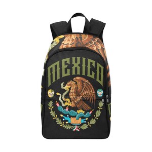 Backpack School Designer Backpacks Canvas Backpack Personalized Backpacks Mexico Mexican Chicano